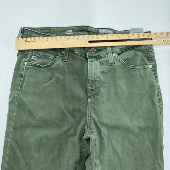 Adriano Goldschmied Jeans Womens 25 Green Prima Cigarette Leg Skinny Pants - Picture 7 of 9